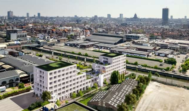 BXLKot in Brussel: nieuwbouw studentenkamers en -studio’s tegenover Erasmushogeschool, ontdek het concept!