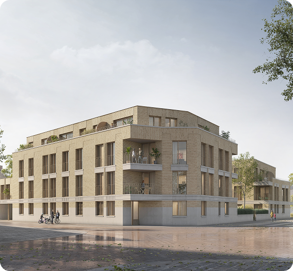 Nieuwbouwappartementen in Waregem: Charles aan de Molenstraat