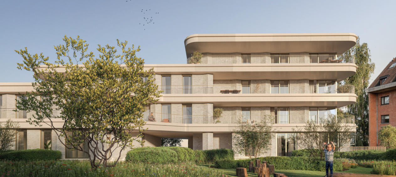 Appartement kopen in Kortrijk? Dit biedt Cortile: 1 tot 3 slaapkamers, royale terrassen en berging