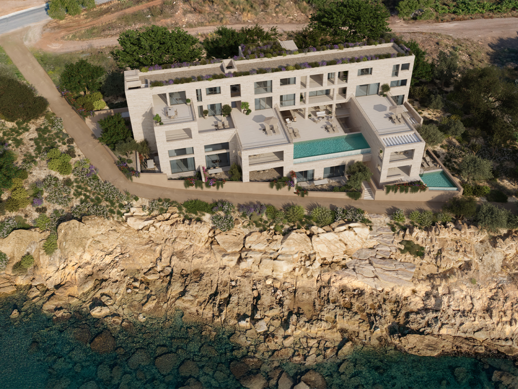 Kissamos Waterfront in West-Kreta: 14 moderne waterfront appartementen met onbelemmerd zeezicht.