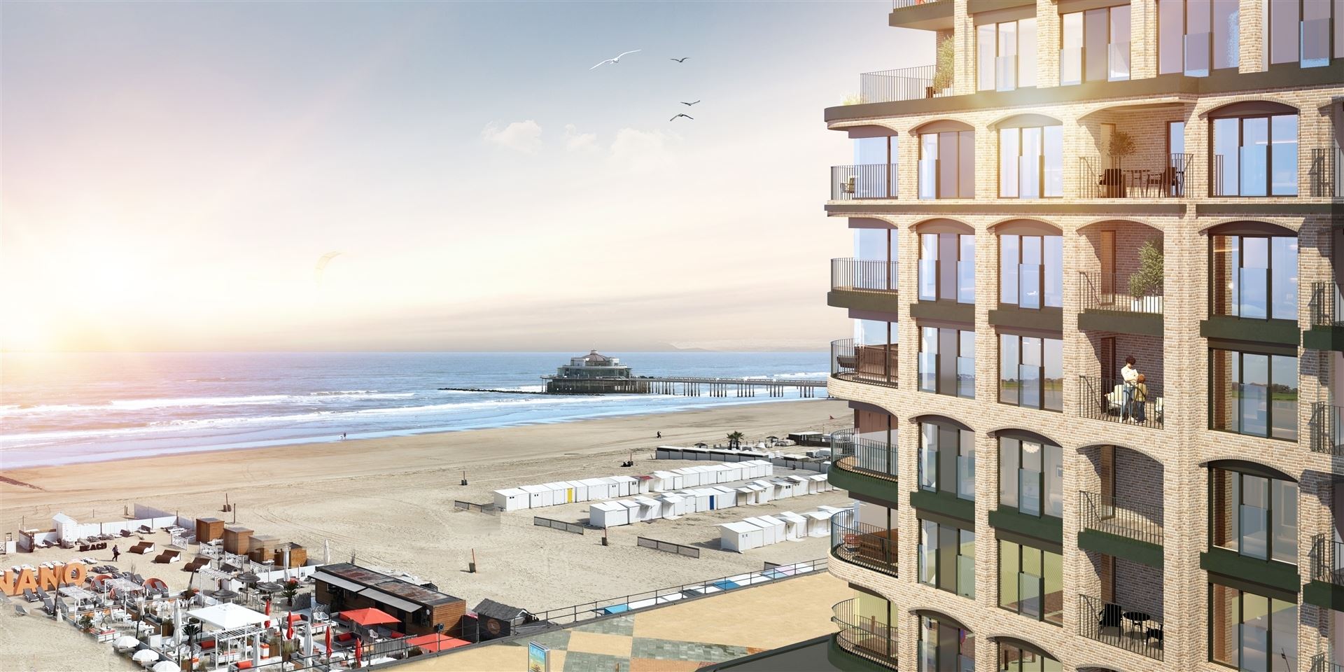 Wonen aan de Charlierhelling in Blankenberge: centrum, treinstation (700 m), jachthaven en surfclub op wandelafstand.