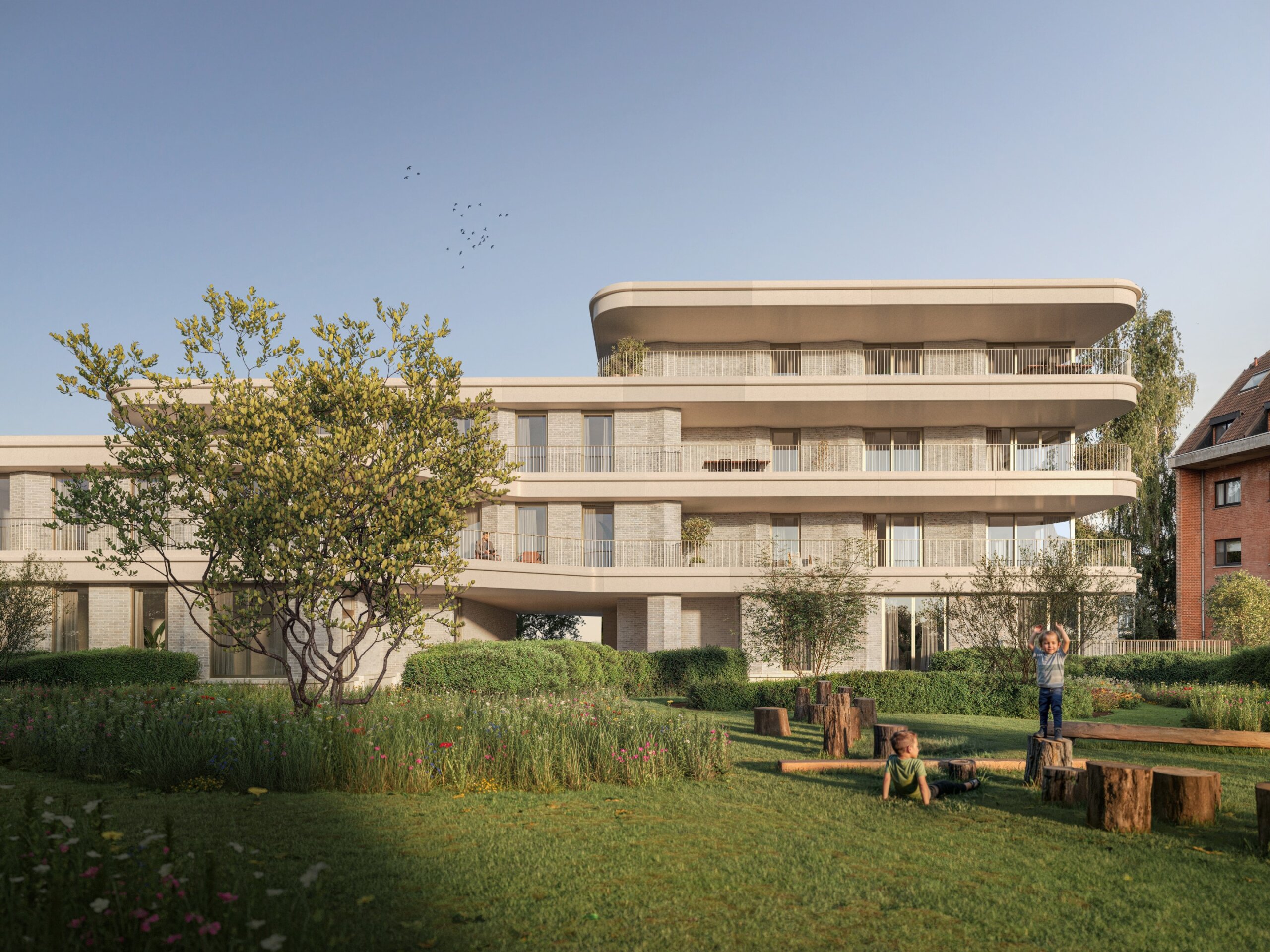 Cortile Kortrijk – Wonen in harmonie tussen stad en natuur