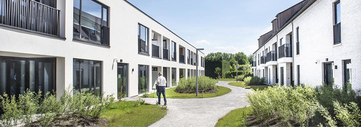 Residentie Stuyvenberg in Varsenare (bij Brugge): 92 erkende assistentiewoningen met zorg op maat via Umanis.