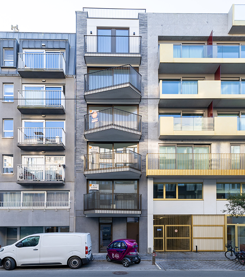Energiezuinig nieuwbouwappartement te koop in Oostende: individuele warmtepomp en ventilatie-systeem in Residentie Yolande.