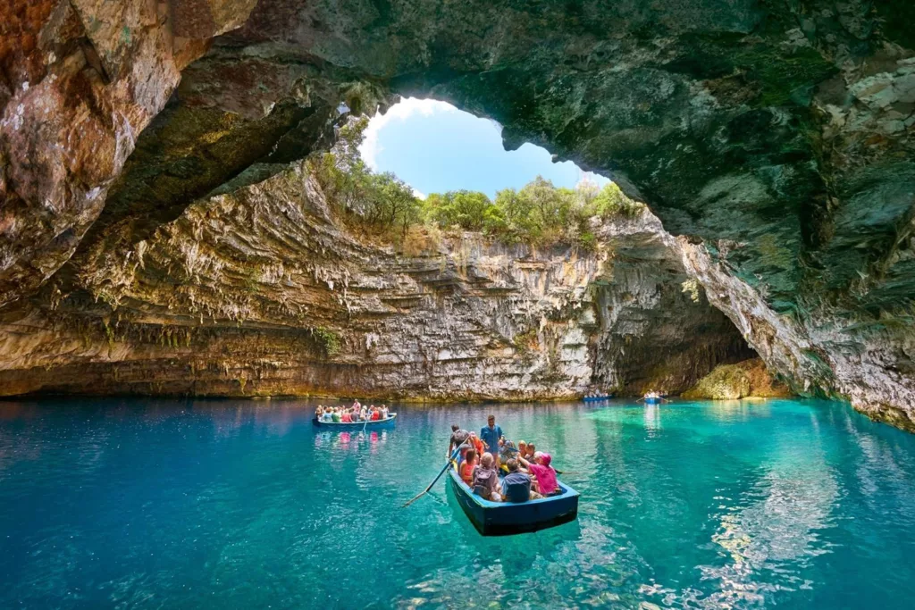 underground lake of melissani kefalonia 3964 xl